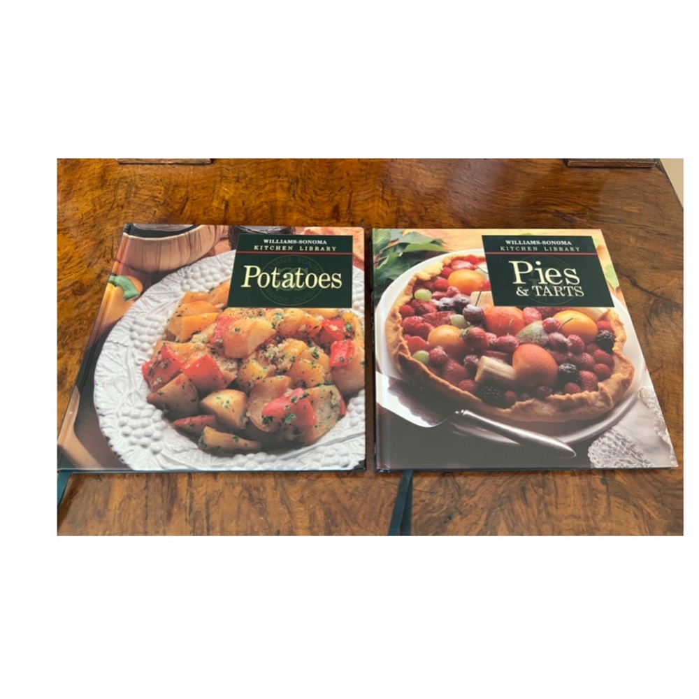 2 Williams Sonoma Cookbooks Potatoes and Pies & Tarts Great Recipes